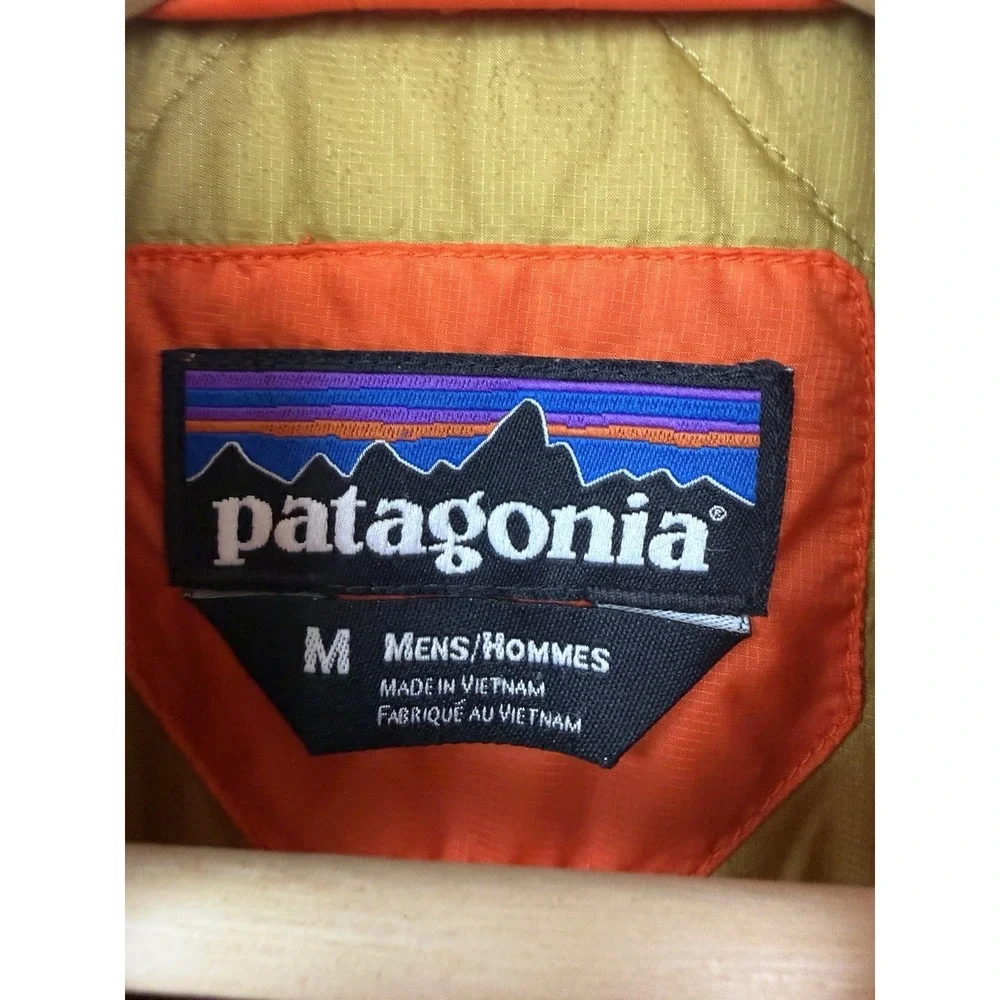 Vintage Patagonia Orange Insulated Chore Hunting Jacket Men's M Work Shacket